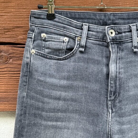 RAG & BONE Nina High Rise Ankle Skinny Jeans. Gray, Stretch. Sz 27, EUC - Picture 5 of 13